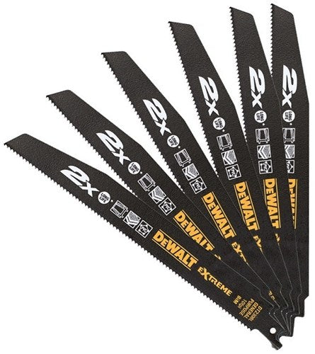 Accessoires Dewalt dt2301l-qz lame de scie alternative 152 mm x 2,5 mm (5 pièces) - dt2301l-qz