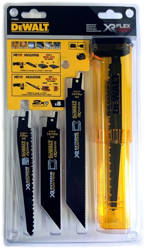 Accessoires Dewalt dt99551-qz jeu de 8 lames de scie alternative - dt99551-qz