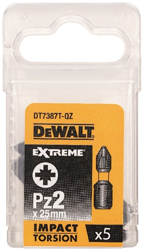 Accessoires Imp Dewalt acte torsion 25mm pz2 - dt7387t-qz