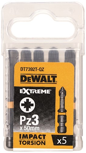 Dewalt accessoires impact torsion 50mm pz3 - dt7392t-qz