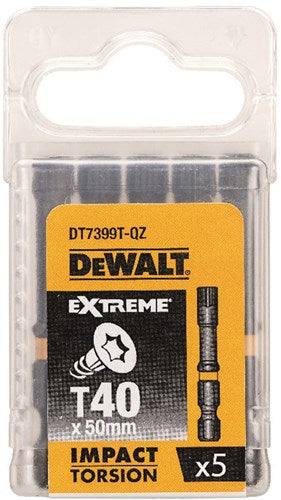 Imp dewalt accessoires acte torsion 50mm torx t40 - dt7399t-qz