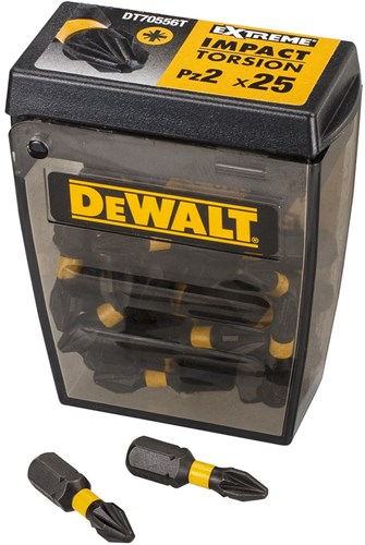 Imp dewalt accessoires acte torsion tictac pz2 25mm - dt70556t-qz