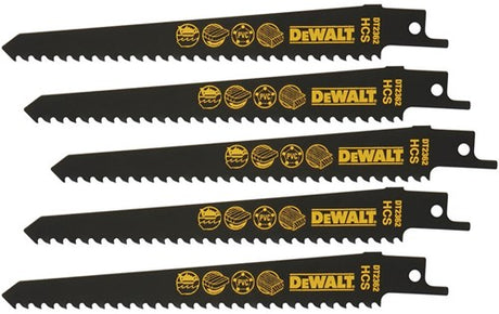 Accessoires Dewalt lame de scie alternative hcs 152x4.2mm bois et plastique, rapide avec finition fine - dt2362-qz