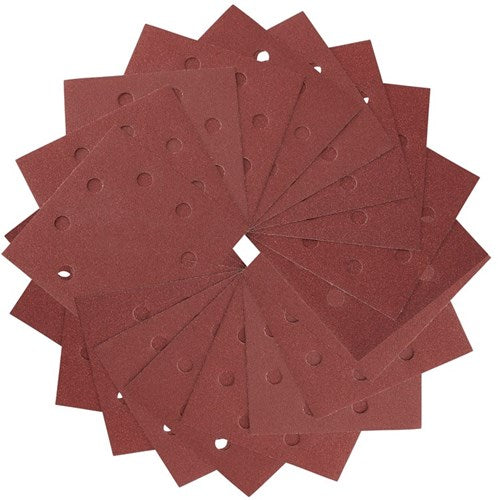 Accessoires Dewalt papier de verre 1 4, 115x115mm, perforé, velcro, k80 - dt3032-qz