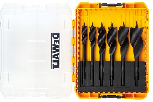 Ensemble de perceuses rapides d'accessoires Dewalt | tri flûte extrême | 6 pièces | 152 mm - dt90238-qz