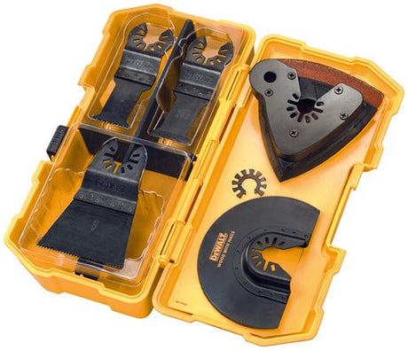 Dewalt accessoires jeu de lames de scie avec papier de verre 8 pièces dt20700, dt20701, dt20704, dt20705, dt20710, papier de verre x 3 - dt20731-qz
