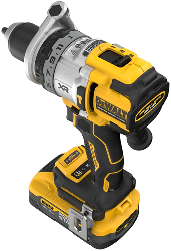 Dewalt dcd1007h2t perceuse à percussion sans fil sans balais | Pile d'alimentation 18 V 5,0 Ah dans un piquet en T - dcd1007h2t-qw