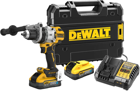 Dewalt dcd1007h2t perceuse à percussion sans fil sans balais | Pile d'alimentation 18 V 5,0 Ah dans un piquet en T - dcd1007h2t-qw