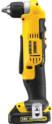 Perceuse à angle droit sans fil Dewalt dcd740c1 18v | Batterie lithium-ion 18 V 1,5 Ah - DCD740C1.