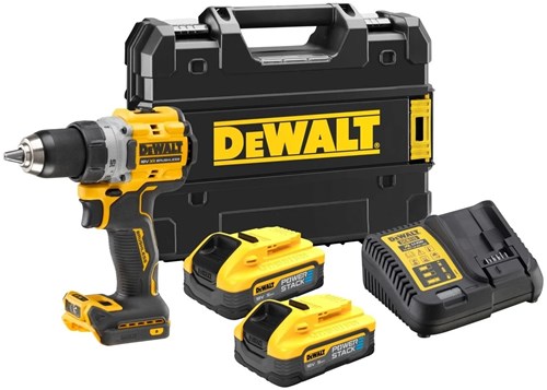 Perceuse-visseuse sans fil compacte Dewalt DCD800H2T 18V XR 5.0Ah Power Stack en TStak