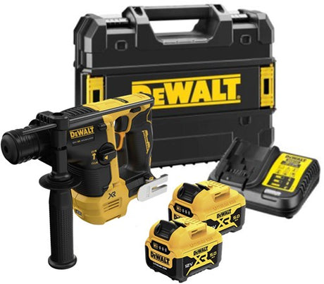 Dewalt dch072p2-qw | accuboorhamer | sds-plus | 1.1 j | 12v | 2 x 5.0 ah accu + lader | tstak koffer dch072p2-qw