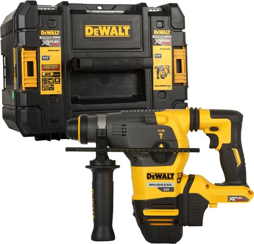 Dewalt dch333nt-xj marteau combiné à batterie sds-plus flexvolt 54v corps excl. batteries et chargeur - dch333nt-xj