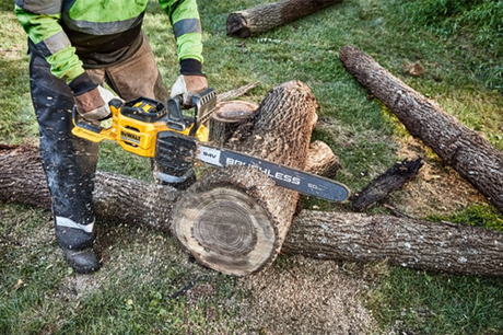 Outils Dewalt - Tronçonneuse à batterie 54v 50 cm, 1x batterie 9,0 ah flexvolt, chargeur dcmcs575x1