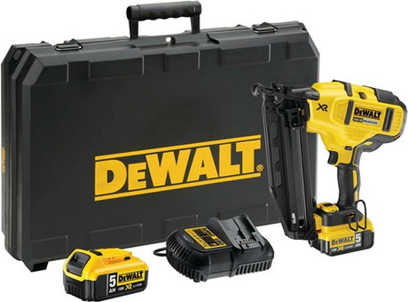 Cloueur de finition Dewalt dcn660p2 18v 16ga 2x5.0ah en étui - dcn660p2-qw