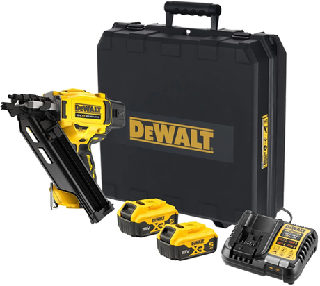 Cloueur de construction à batterie Dewalt dcn930p2 simple coup + bumpfire 18v xr 5.0ah en étui - dcn930p2-qw