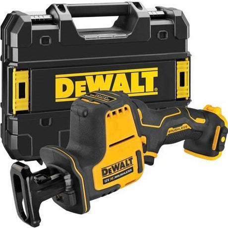 Scie alternative sans fil Dewalt dcs369nt 18v corps libre en piquet en T | sans piles ni chargeur - dcs369nt-xj