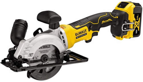 Dewalt dcs571p2 | scie circulaire à batterie | 18v xr | 115 mm | sans balais | 2x 5,0ah | dans le cas tstak - dcs571p2-qw