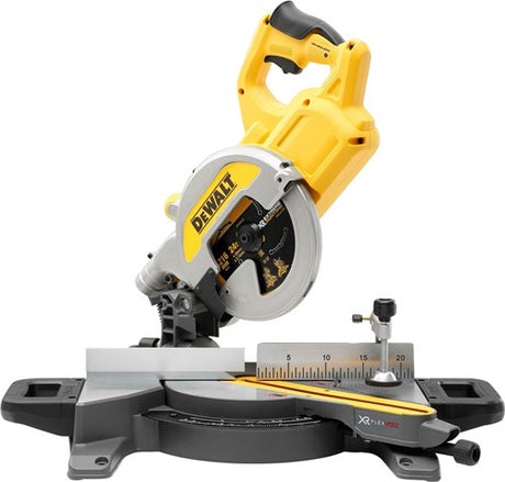 Dewalt dcs777n-xj xr flexvolt scie transversale et à onglets sans fil 216 mm | sans piles ni chargeur - dcs777n-xj