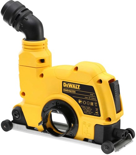 Dewalt dwe46225 | housse de protection | 125 mm | avec option d'extraction de poussière - dwe46225-xj