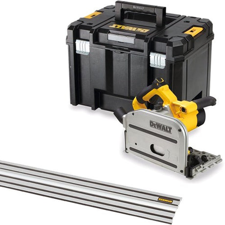 Scie plongeante Dewalt dws520kt | Rail de guidage 1300w 165mm + dws5022 1500mm - dws520kt-qs