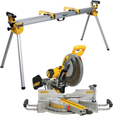 Scie à tronçonner et à onglet Dewalt dws780kit | + socle de7023 - dws780kit