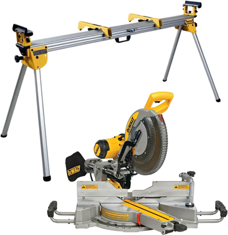 Scie à tronçonner et à onglet Dewalt dws780kit | + socle de7023 - dws780kit