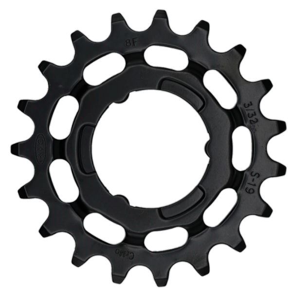KMC Gear R Shimano 19t chromoly noir 3 32