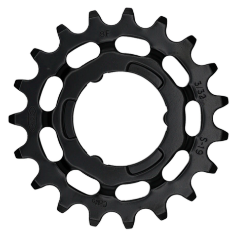 KMC Gear R Shimano 19t chromoly noir 3 32