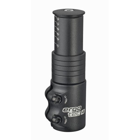 Extenter de la tige Ergotec avant 3 - 1-1 8 AL6061 T6 - Black Sandblasted