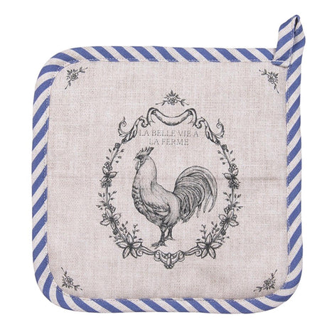 Clayre eef manique coq 20x20cm