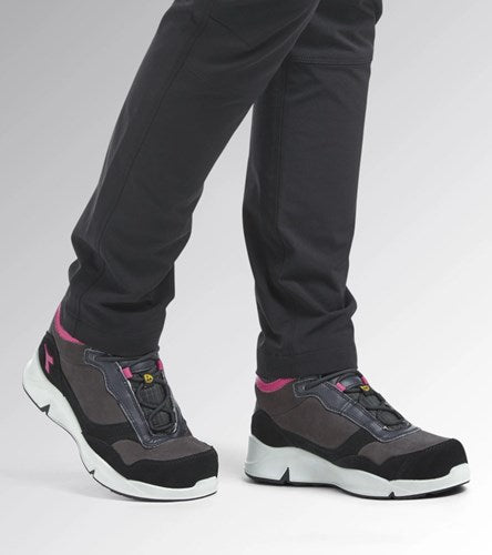 Diadora werkschoen athena mid 179901 s3l | nine iron raspberry (d0458) | maat 39 - 8053607443550