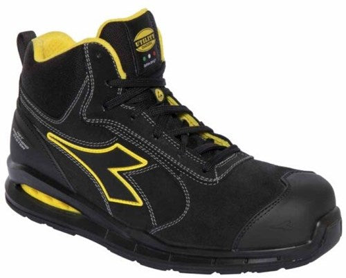 Diadora werkschoen run net mid 181150 s3s | zwart | maat 46 - 8053607623310