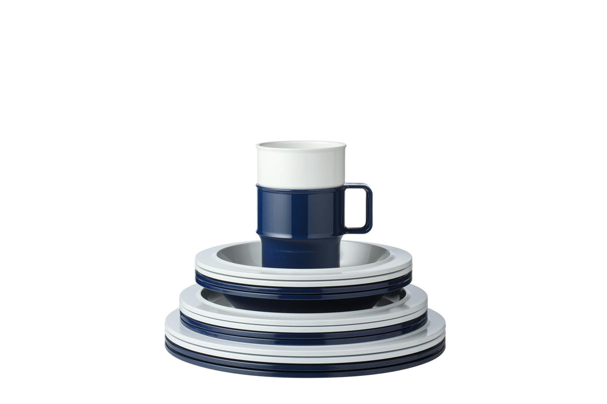 Mepal assiette plate basic 25cm océan