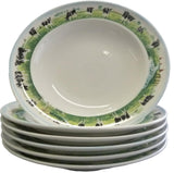 Wiebe van der Zee assiette rurale profonde, boîte de 6 pièces ø23cm porcelaine