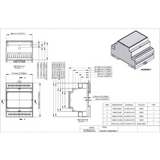 Boîte de module sur rail Din - 4mg
