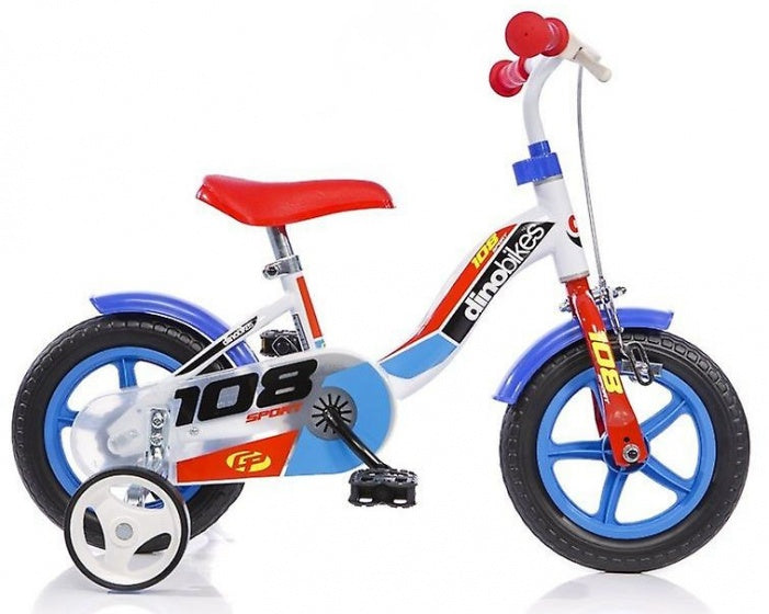 Dino 108 Sport 10 pouces 17 cm Porte garçons Blauw Wit