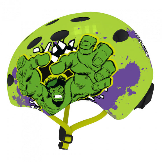 Casque de vélo Disney Hulk Boys Green Taille 54 58 cm