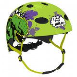 Casque de vélo Disney Hulk Boys Green Taille 54 58 cm