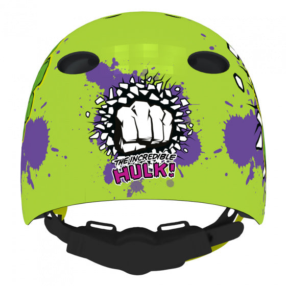 Casque de vélo Disney Hulk Boys Green Taille 54 58 cm