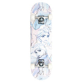 Disney Frozen Skateboard 31 pouces en bois pastel