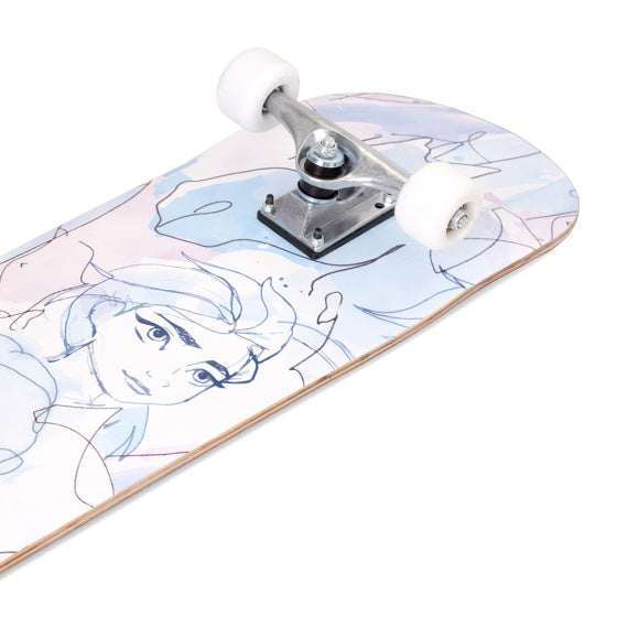 Disney Frozen Skateboard 31 pouces en bois pastel