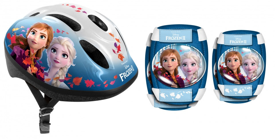 Frozen 2 Skate Protection Set Girls Blue 5 pièces