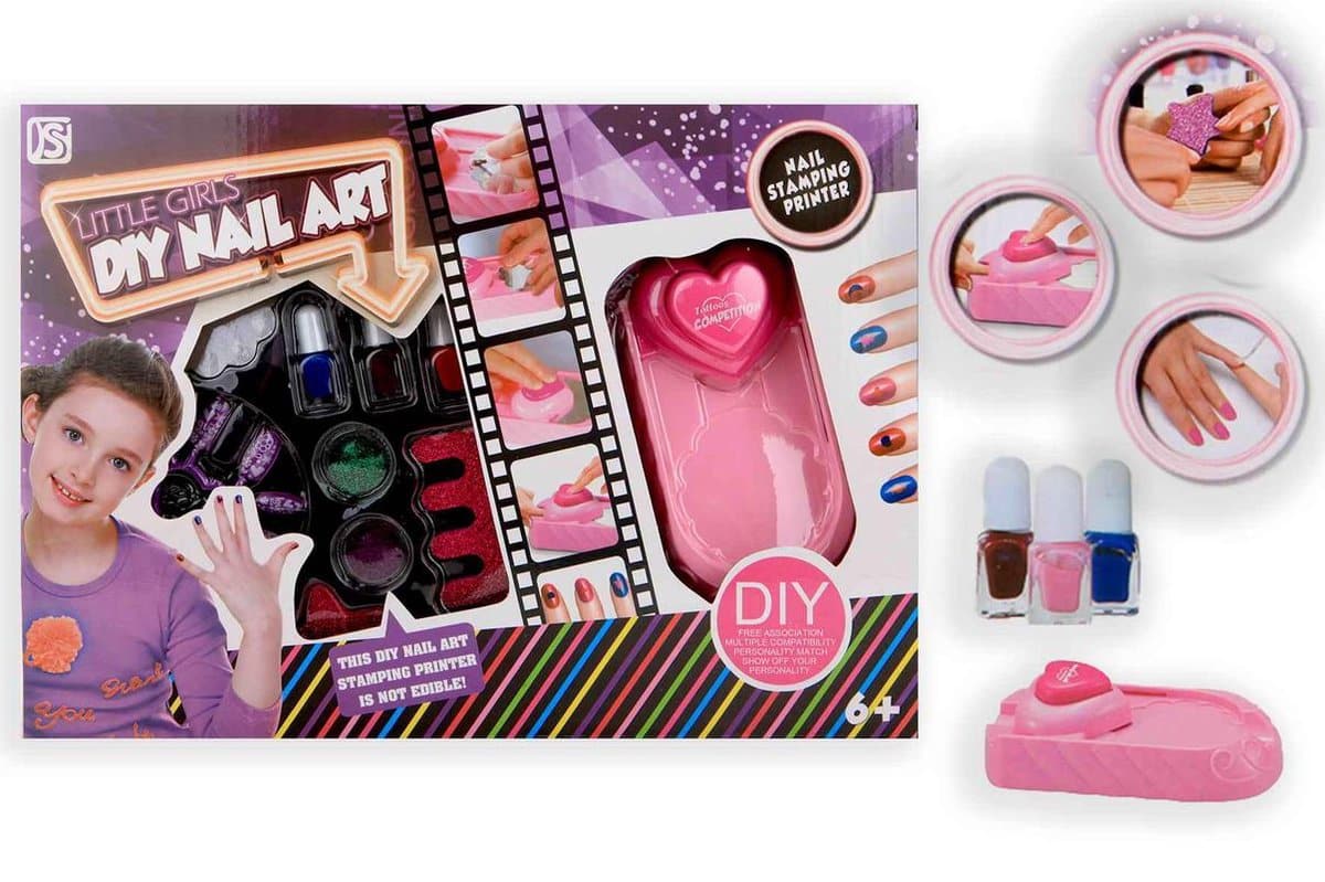 Unité de marque petites filles bricolage nail art, décorer les ongles