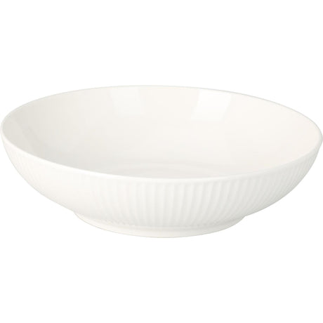 Excellente assiette ménagère profonde 20,5 cm en porcelaine boîte de 6