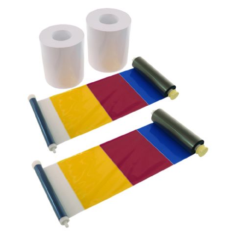 DNP Paper 2 Roll � 200 St. 15x20 Perforato su 5x20 e 10x20 cm per DS620