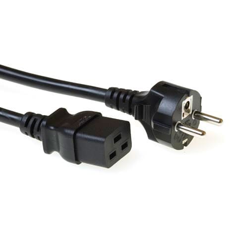 ACT 230V Connection Cable Schuko hann - C19 3 m