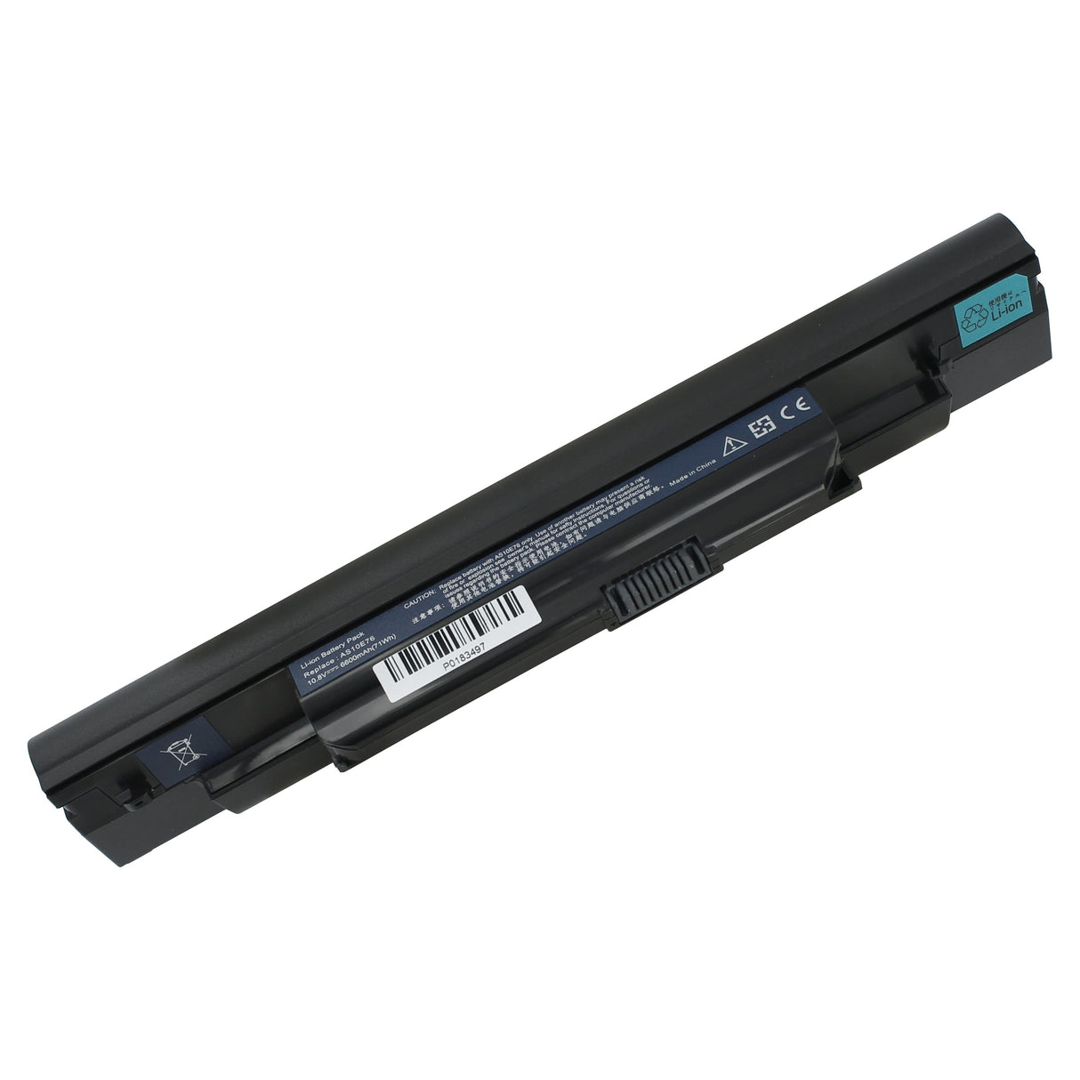 Blu-Basic Laptop-Batterie um 6600 mAh verlängert