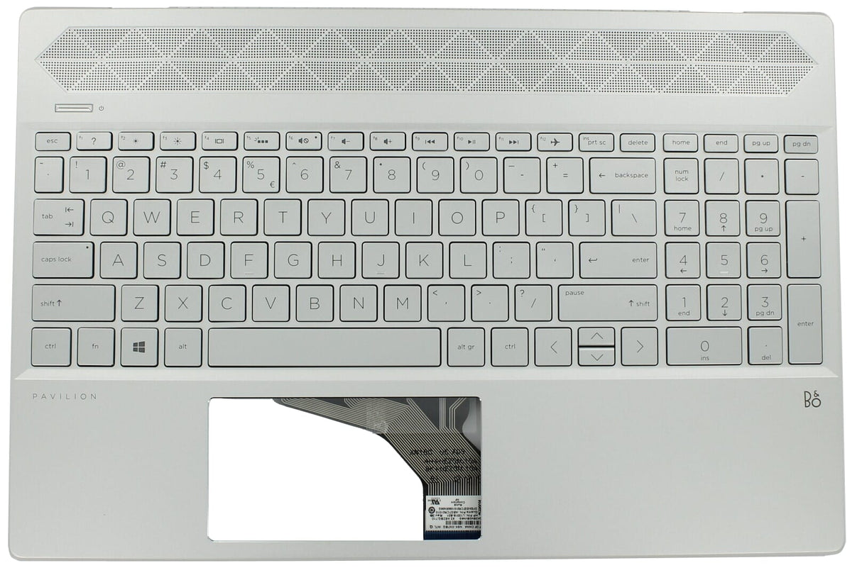 Teclado portátil HP Qwerty US + Top Cover, páginas