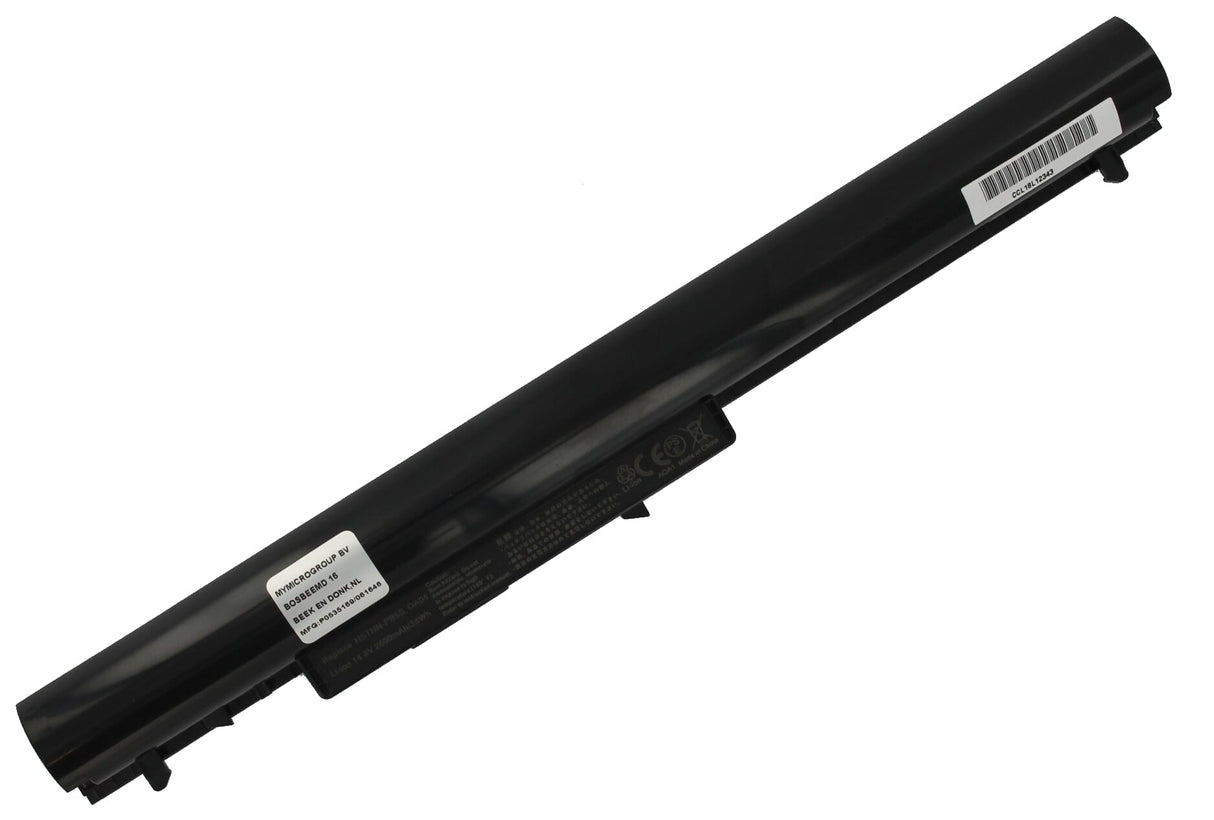 Yanec laptop accu 2600mah zwart