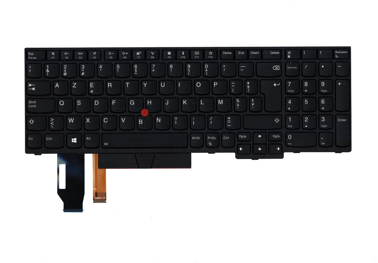 Tastiera per laptop lenovo azerty be, retroilluminato